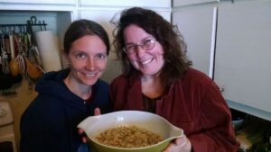 At thanksgiving with the family casserole recipe