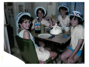 Young Jessica at Ruth's birthday party